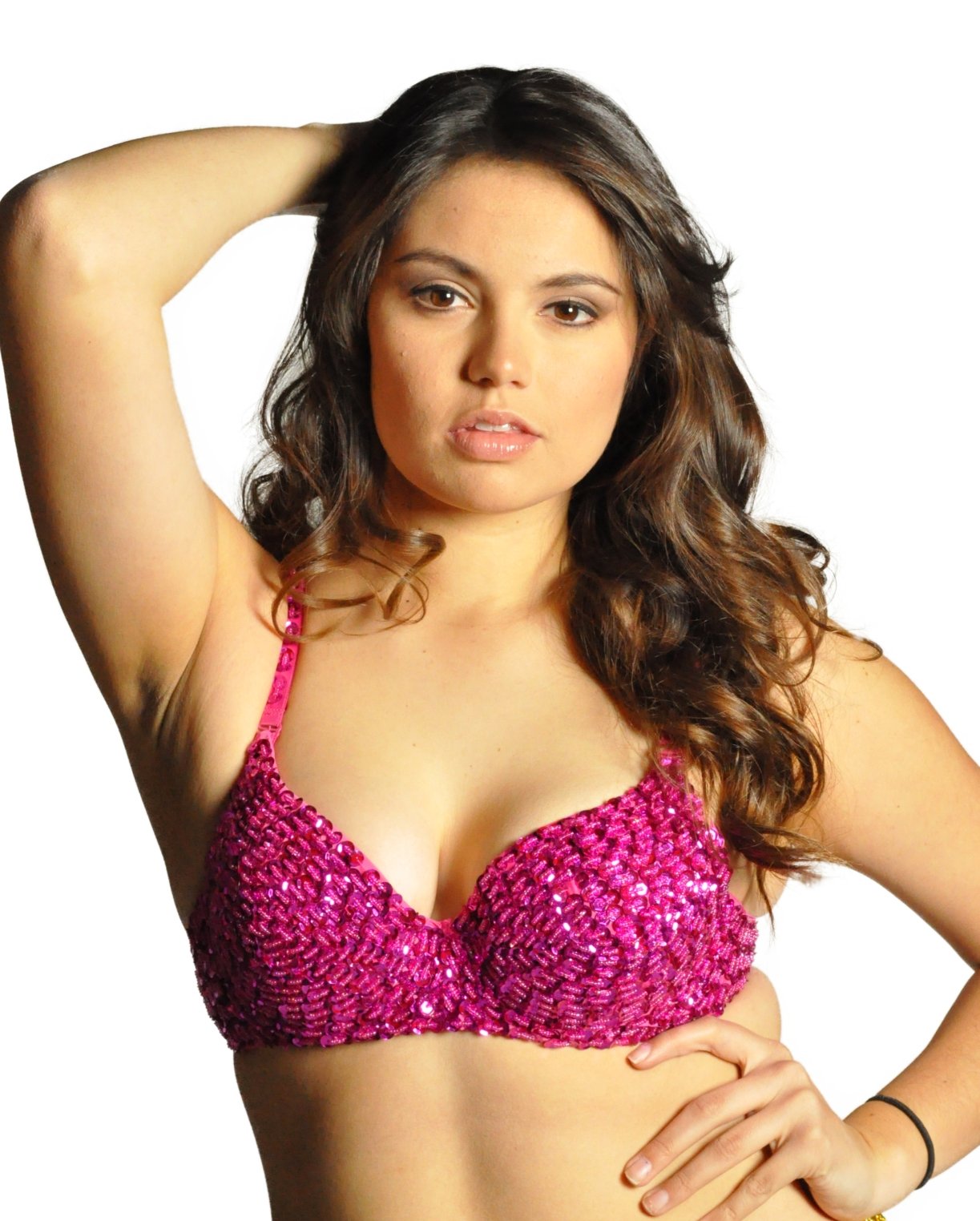 PEARL Women's Sexy Sequin Beaded Bra Top for Club Wear, Belly Dance, and Costume – Perfect for Nightlife, Performances, and Themed Parties