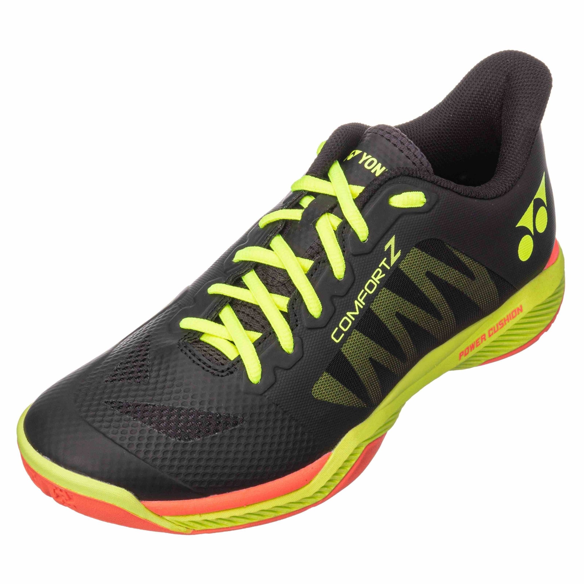 Yonex Power Cushion Comfort Z3 Men's Badminton Shoes - Lightweight Cushioned Court Shoes for Badminton & Indoor Sports (Black)