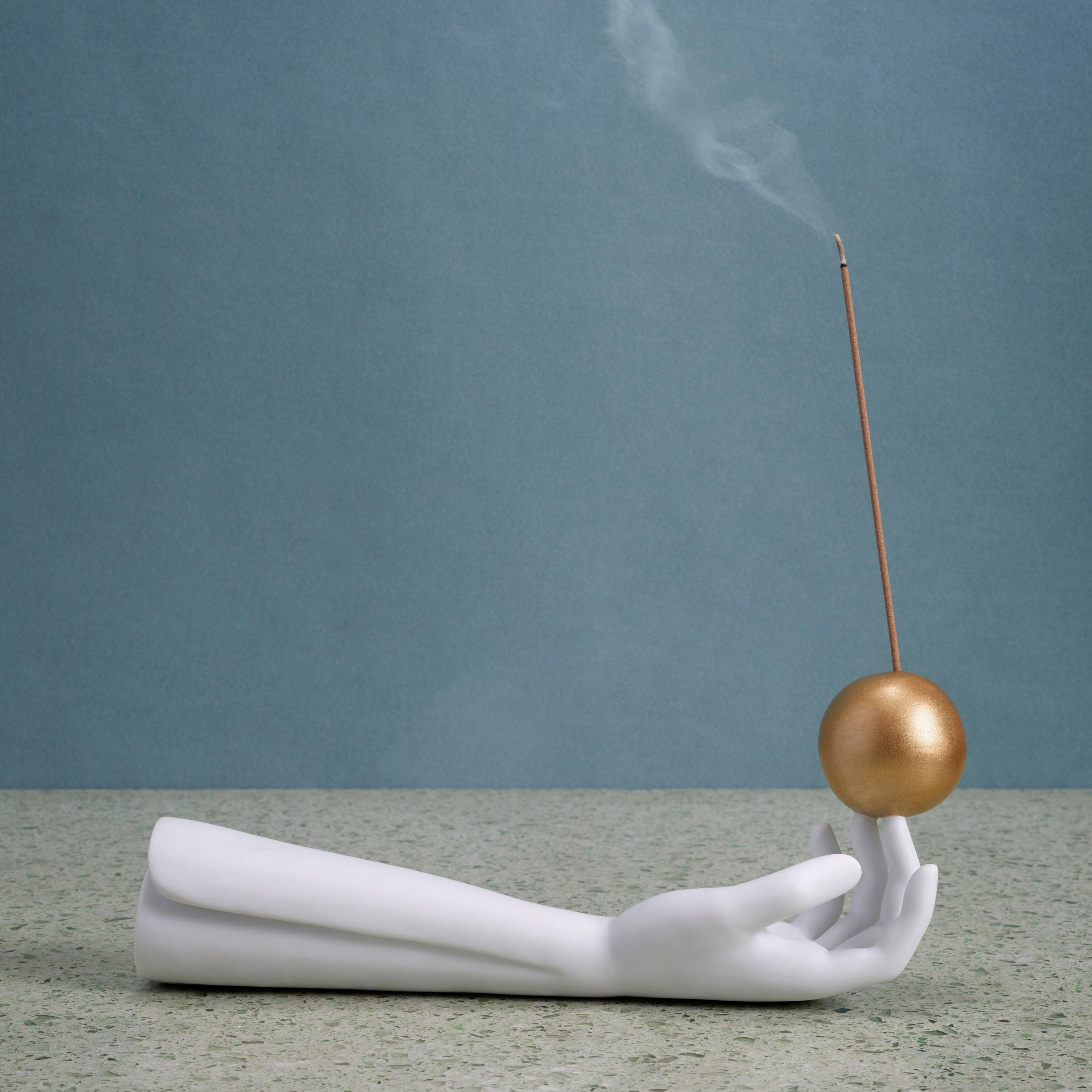 Atlas Incense Holder - Premium Ceramic Incense Stick Burner for Aromatherapy, Meditation & Home Decor | Perfect for Yoga, Relaxation & Spiritual Practices