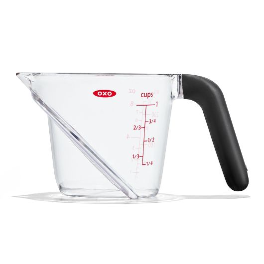 1 or 2 Cup Angled Measuring Cup - Perfect for Baking, Cooking & Liquid Measurements - Kitchen Essentials for Home Bakers & Chefs