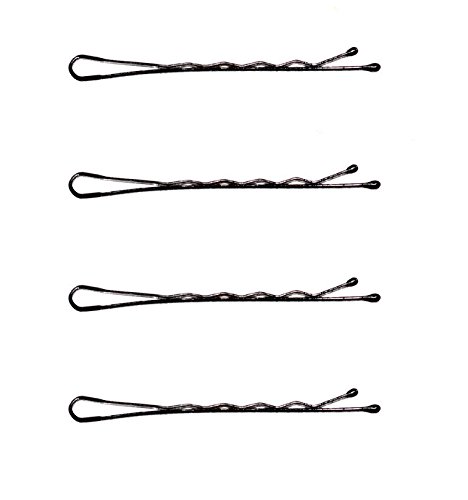 12 Black Metal Bobby Pins & 6 Party Hair Streaks Highlights Set - Hair Accessories for Women, Styling, Updos & Costume Parties (Multi-Color)