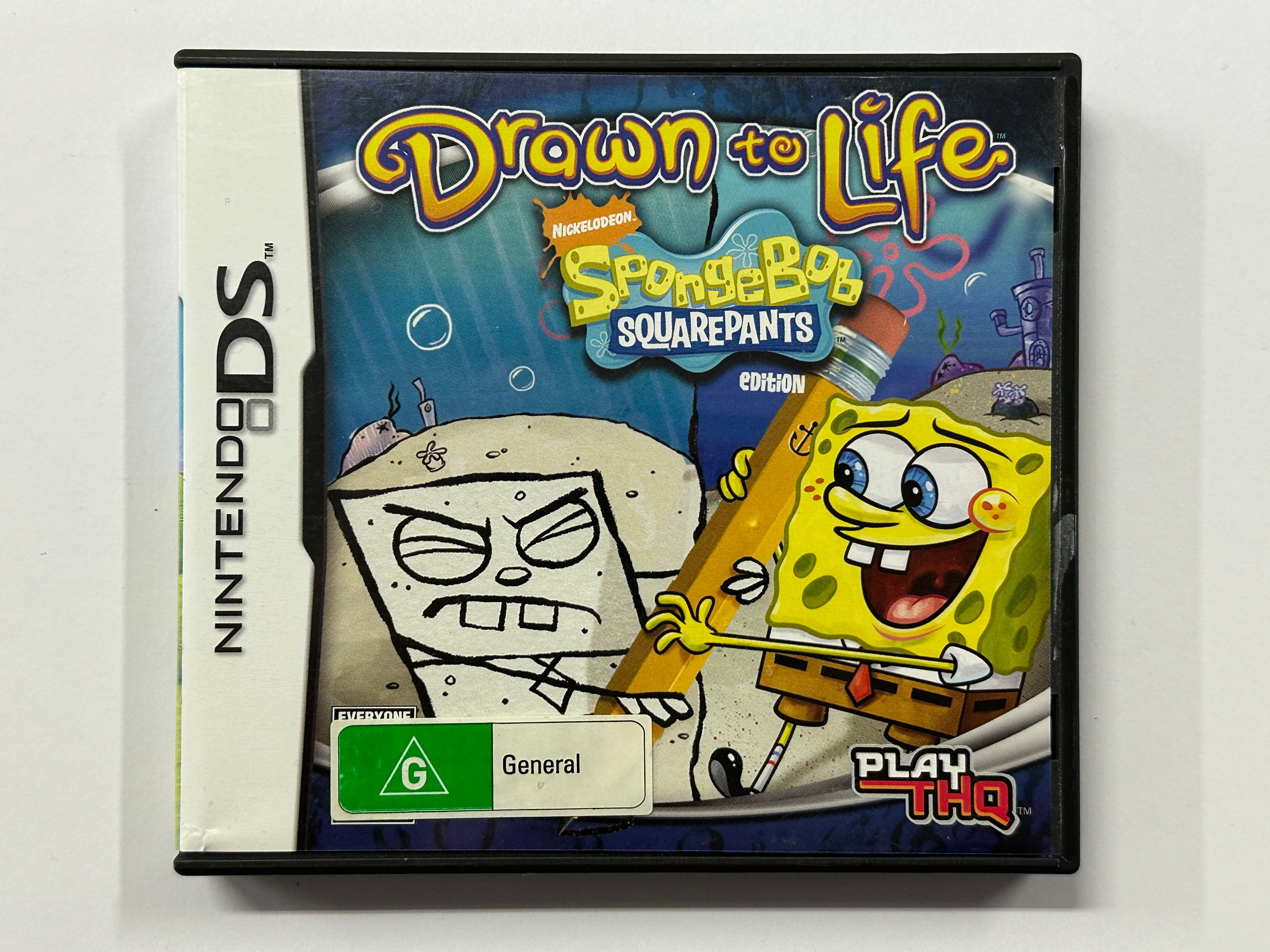 Drawn To Life Spongebob Squarepants Edition - Complete Game in Original Case - Fun Adventure Game for Kids & Fans - Perfect for Family Game Night & Spongebob Collectors