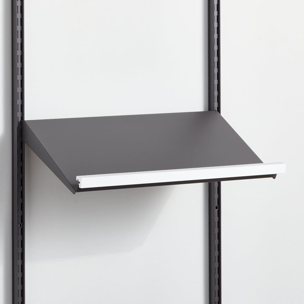 60cm Angled Shelf Trim - Decorative Edge Molding for Floating Shelves, Cabinets & Wall Decor - Perfect for Home, Office & Retail Display
