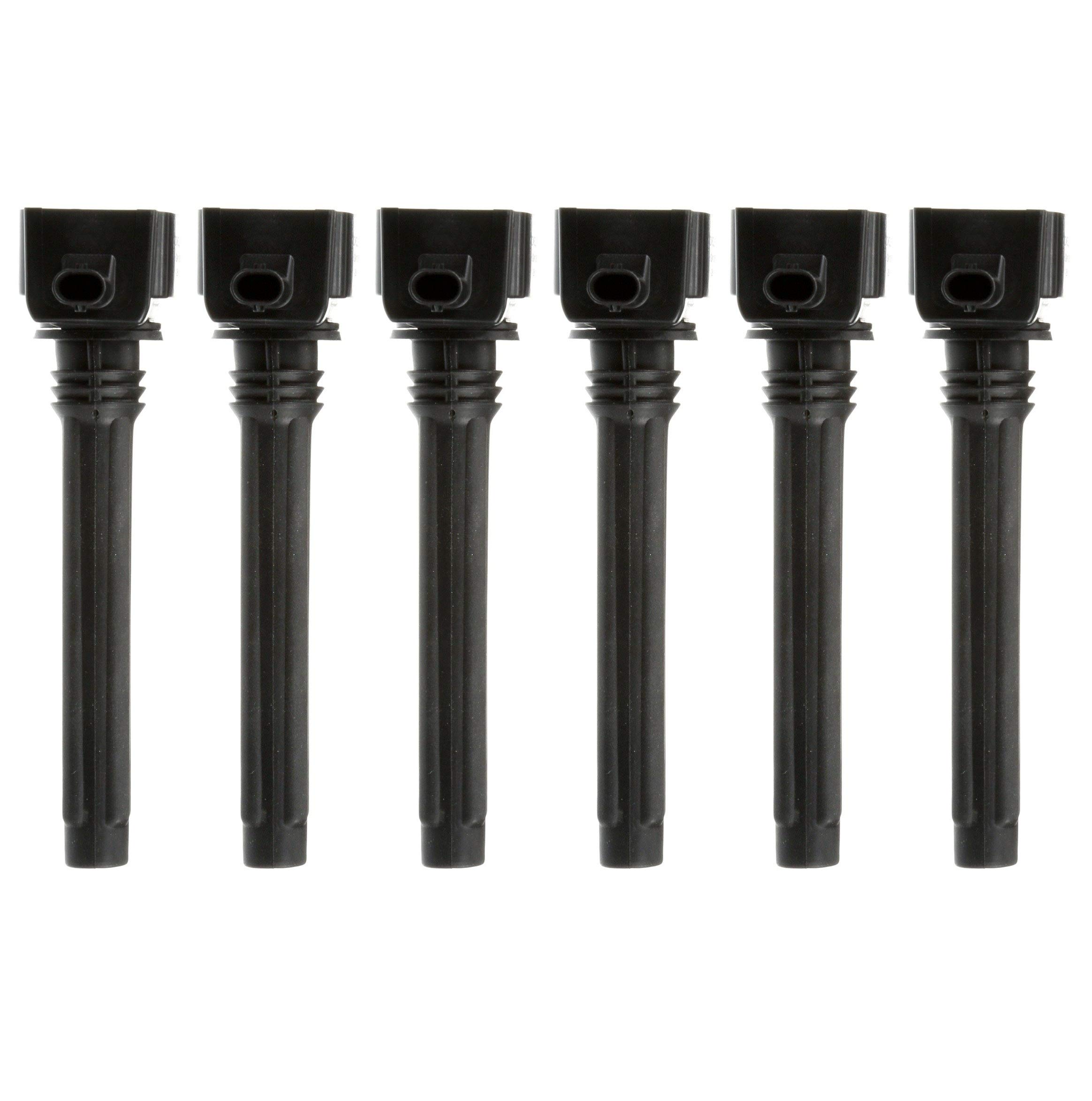 6 Pack Delphi Direct Ignition Coils for Chrysler 200 Dodge Jeep Cherokee Ram - High Performance Replacement Parts for Smoother Engine Operation