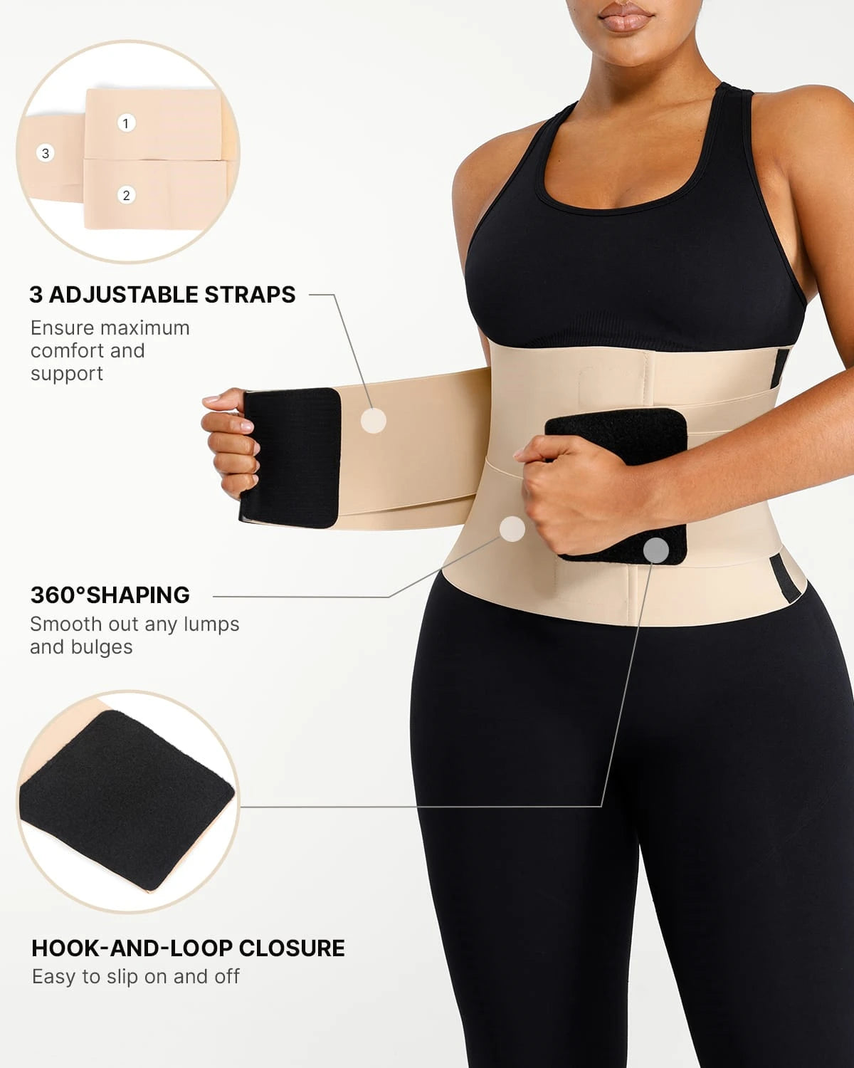 NeoSweat® Triple Compression Latex Waist Trainer for Women - Slimming Corset for Tummy Control, Postpartum Recovery & Workout - Perfect for Waist Training, Gym & Special Occasions