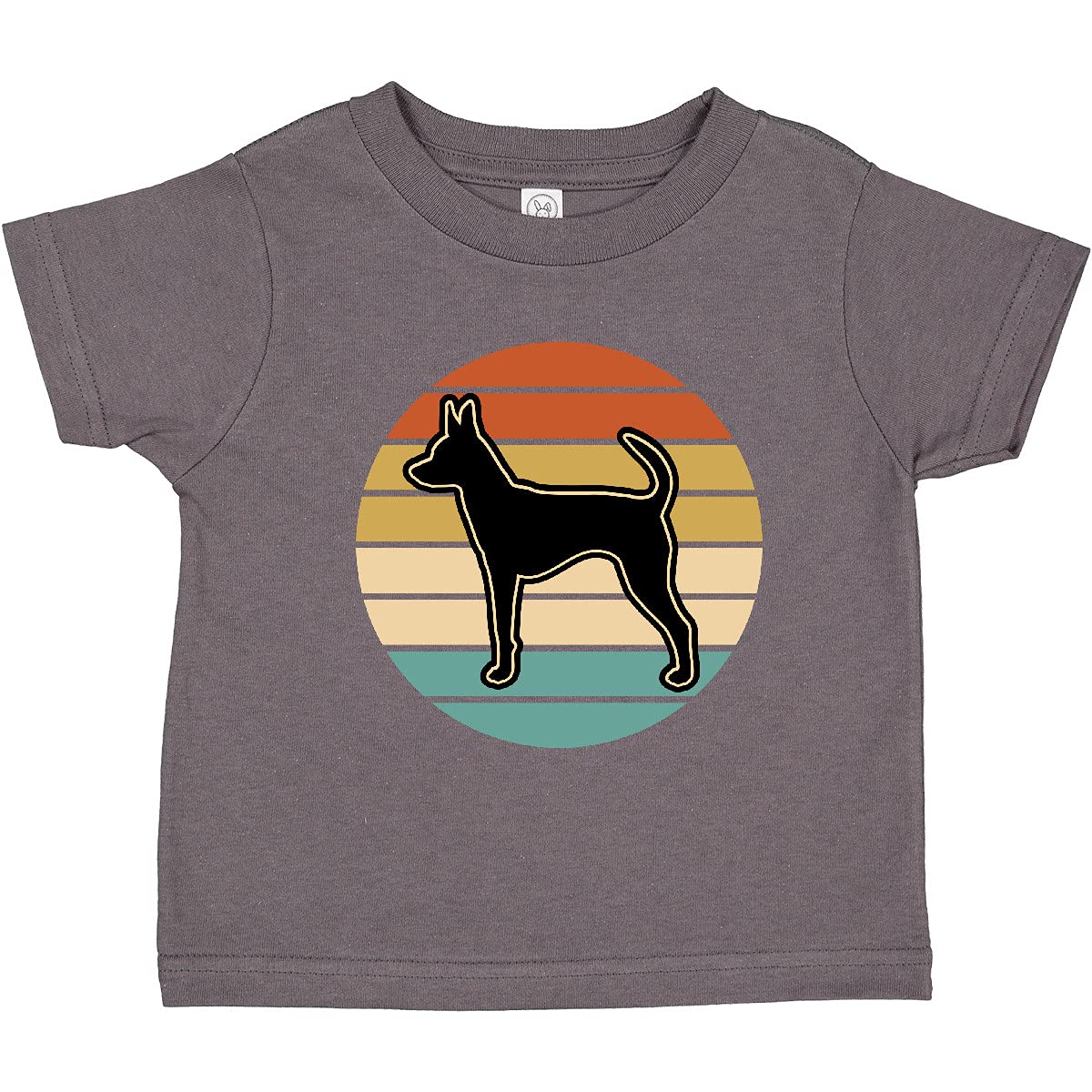 Inktastic Russian Toy Terrier Dog Graphic Toddler T-Shirt - Cute Puppy Apparel for Kids & Baby Boys Girls - Perfect for Playdates, Birthday Parties & Family Photos