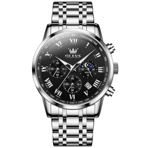 sliver band black face-5529G