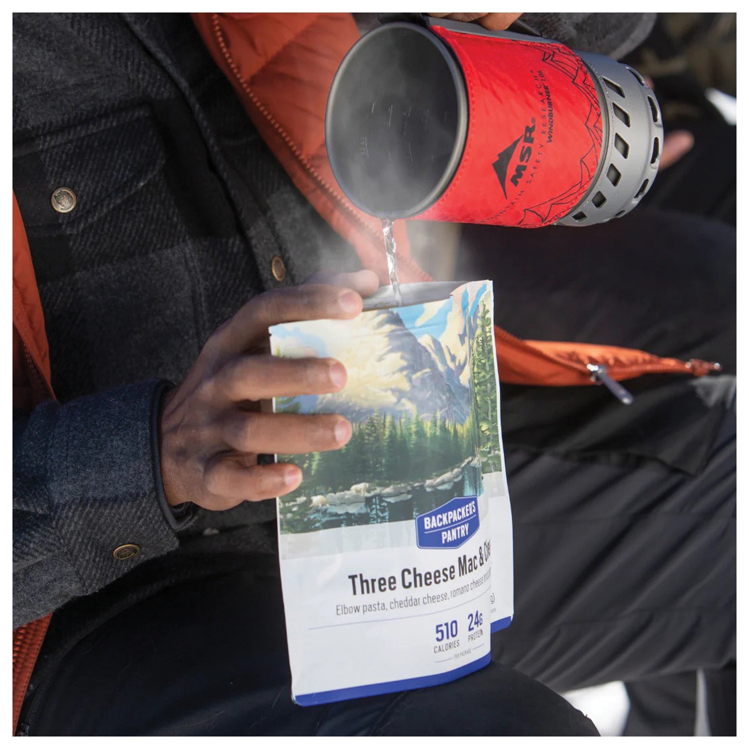 Backpackers Pantry Three Cheese Mac & Cheese - Freeze-Dried Camping Meal for Hiking & Backpacking | Easy Prep, High Protein | Perfect for Outdoor Adventures & Emergency Food Supply