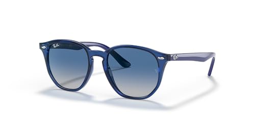 Transparent Blue/Light Grey Gradient Dark Blue