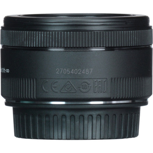 Canon EF 50mm f/1.8 STM Lens with 3pc Filter Kit, Lens Pen, Blower, Hood, Pouch & Cap Keeper - Perfect for Portrait Photography, Low Light Shooting & Travel Photography