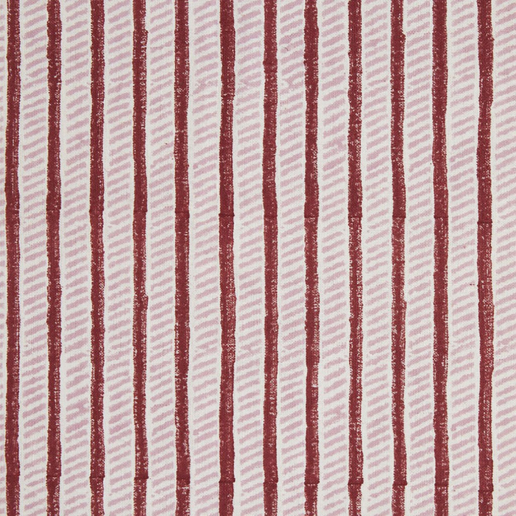 Garden Path Block Printed Fabric - Linen Cotton Blend for Iron & Rose Designs | Perfect for DIY Home Decor, Quilting, and Upholstery Projects