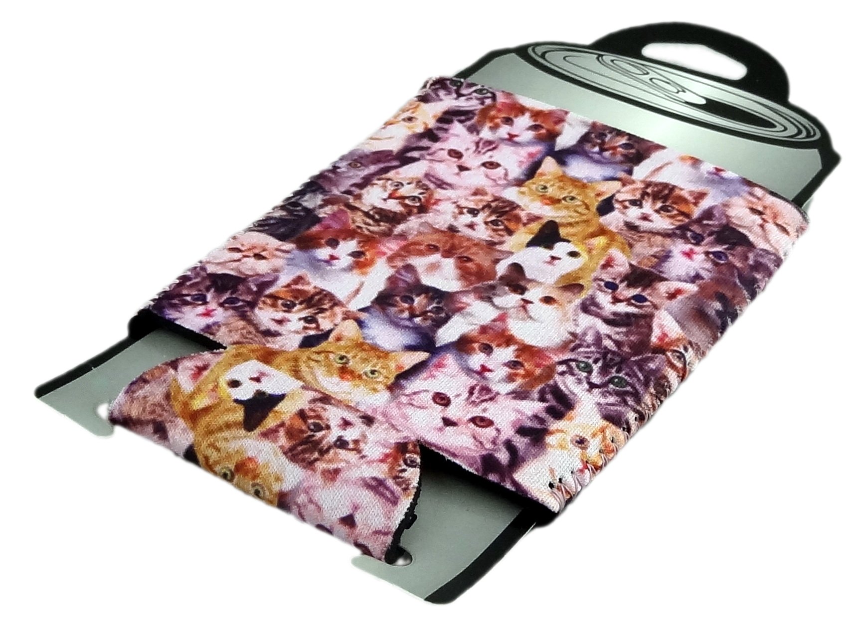 Funny Collapsible Neoprene Can Cooler for Drinks - Perfect for Parties & Picnics