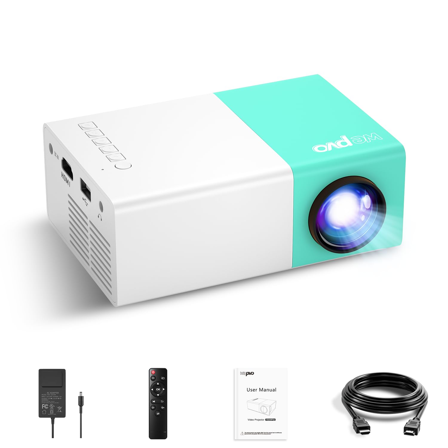 Mini Portable Outdoor Movie Projector - HD LED Pico Video Projector for Home Theater, Camping & Backyard, Compatible with Smartphone, Tablet, Laptop, TV Stick, PS5 & USB | Perfect for Movie Nights, Gaming & Outdoor Entertainment