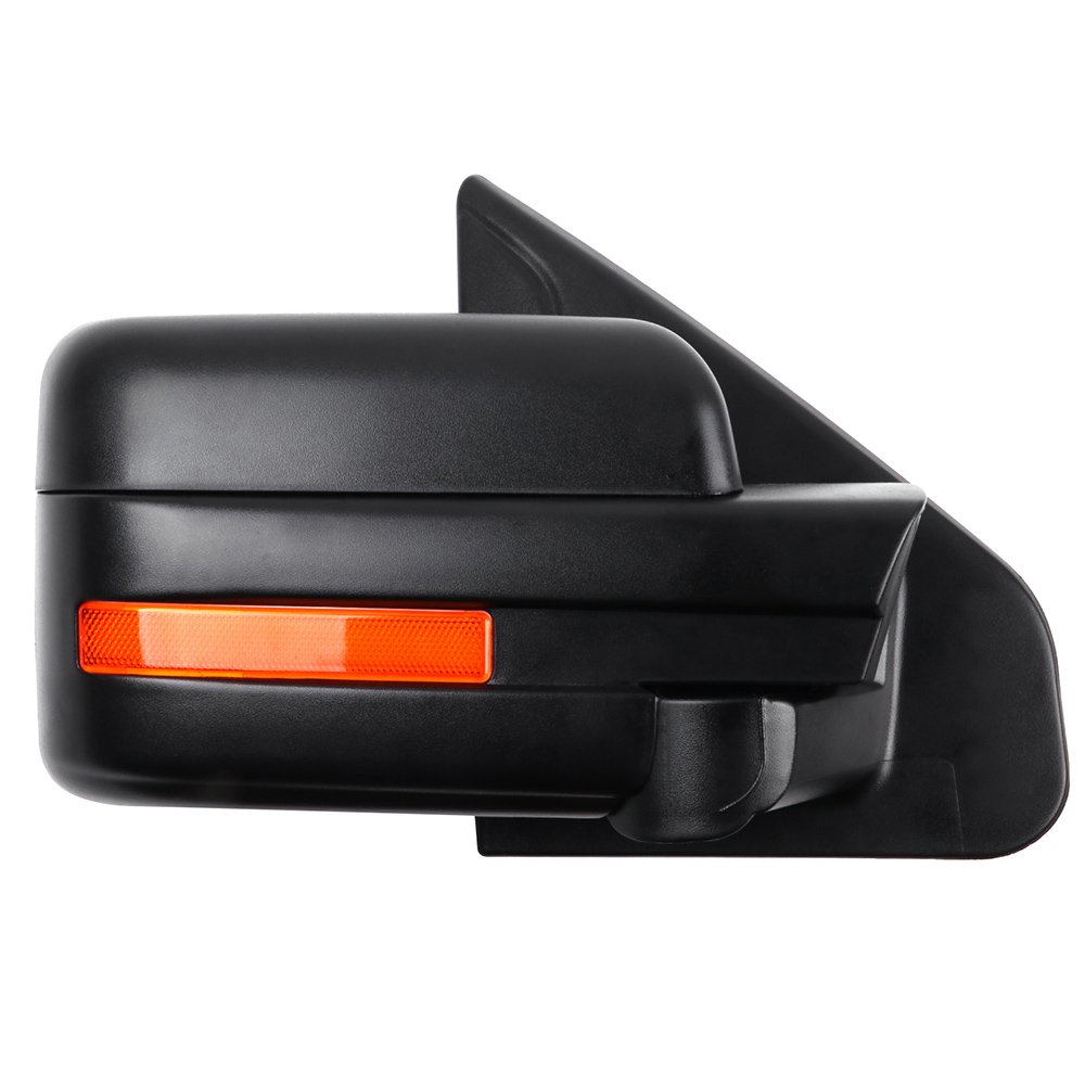 CCiyu Power Heated Towing Mirror with Reflector - Compatible with 2004-2014 Ford F-150 | Enhanced Rear View & Towing Safety for Highway Driving & Off-Road Adventures