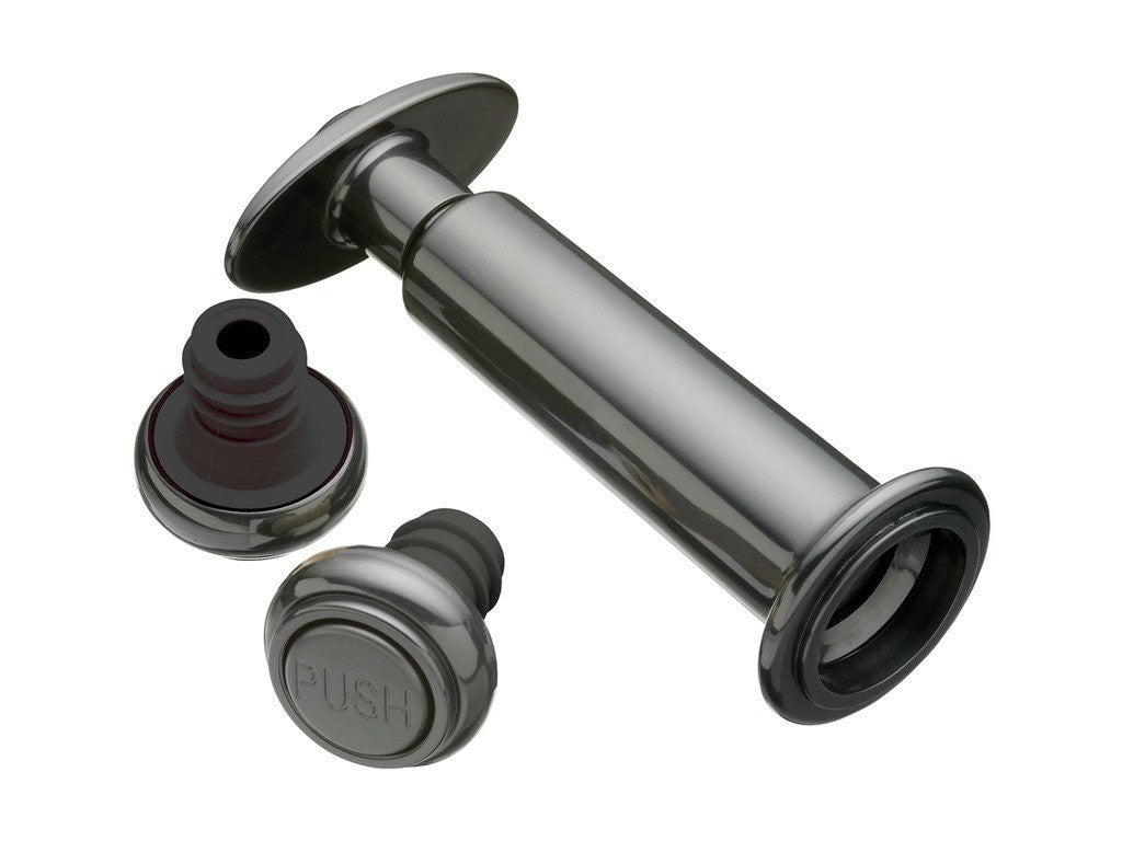 Barcraft Wine Preserver Pump with 2 Stoppers - Airtight Wine Saver Kit for Red, White & Sparkling Wines - Perfect Wine Accessories Gift Set for Home, Parties & Restaurants