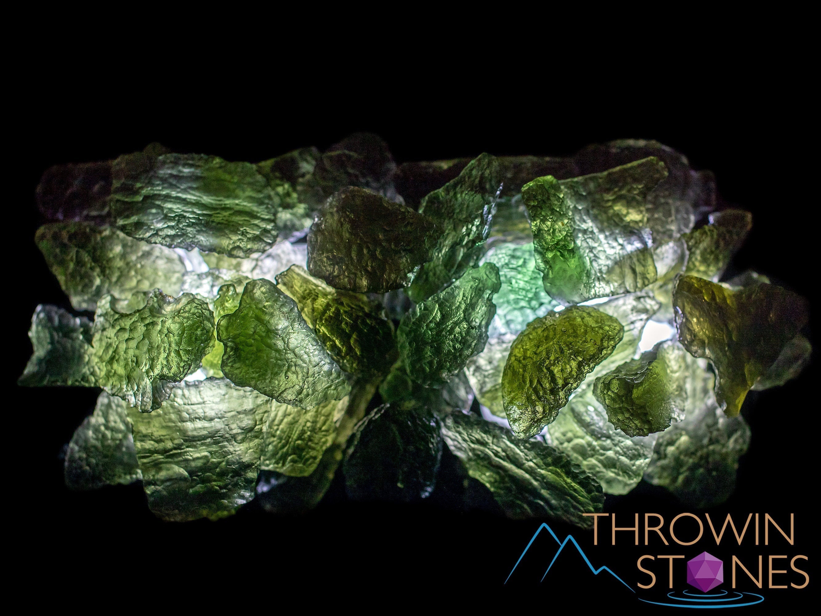 1.4g Raw Moldavite Crystal - Genuine Natural Moldavite Stone (E1740) for Jewelry Making, Meditation & Energy Healing