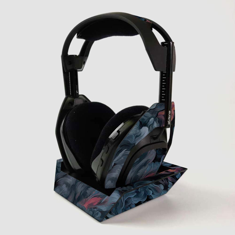 ASTRO Gaming A50 Wireless Headphone Skin with Base Station Cover - Storm Cloud Design | Protective Vinyl Decal Wrap | Easy to Apply | Made in USA | Perfect for Gaming Setup & Headphone Protection