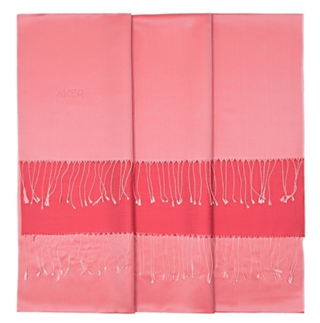 Aker Bi-Color Large Silk Shawl Wrap - Elegant & Lightweight Scarf for Women - Perfect for Weddings, Parties & Evening Events