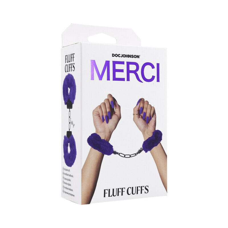 Merci Fluff Cuffs Violet - Ultra Soft & Warm Winter Cuffs for Women | Perfect for Cold Weather, Outdoor Activities & Fashion Accessories