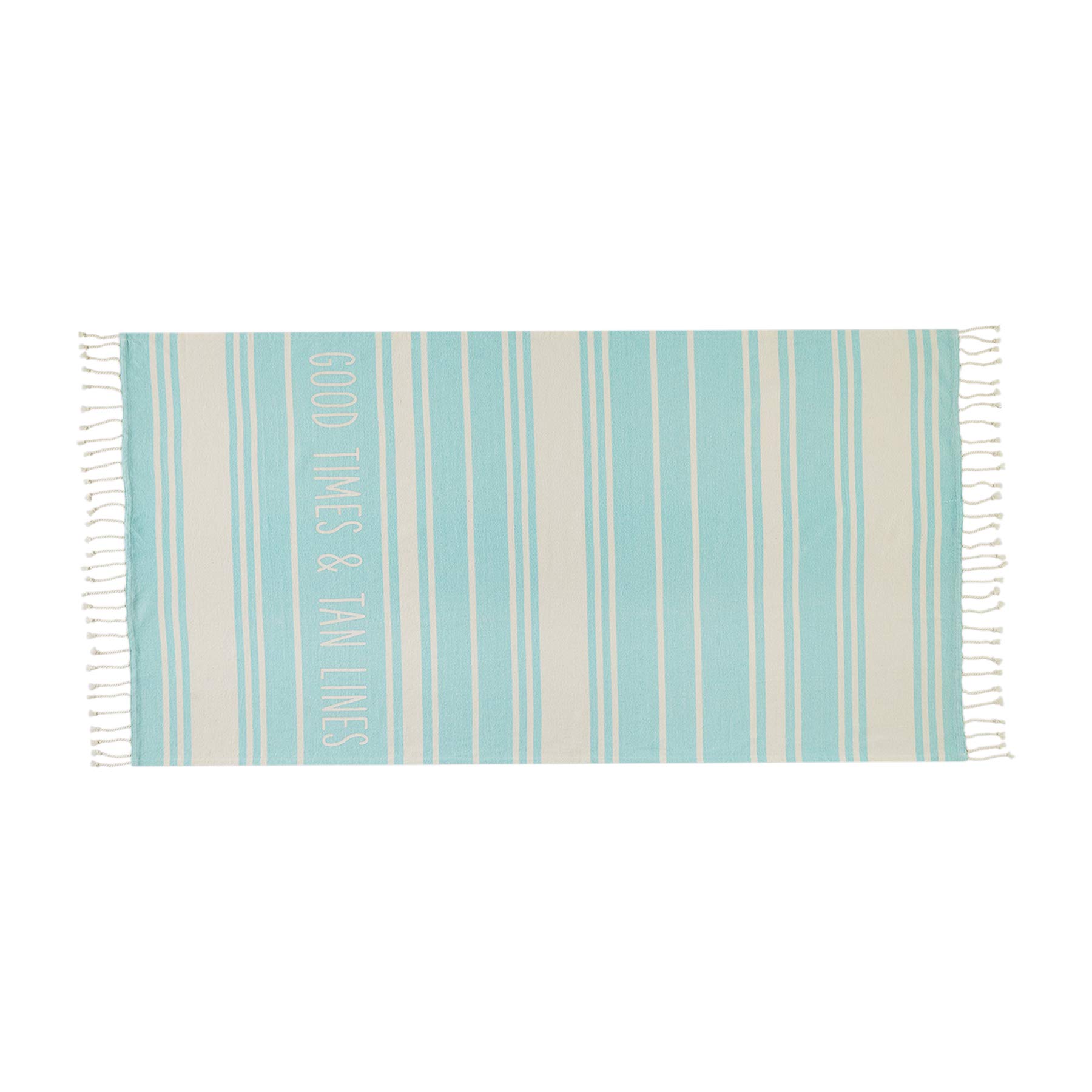 Premium Light Blue Turkish Cotton Pool & Beach Towel - Ultra Soft, Quick Dry, Large Size for Swimming, Sunbathing, and Travel