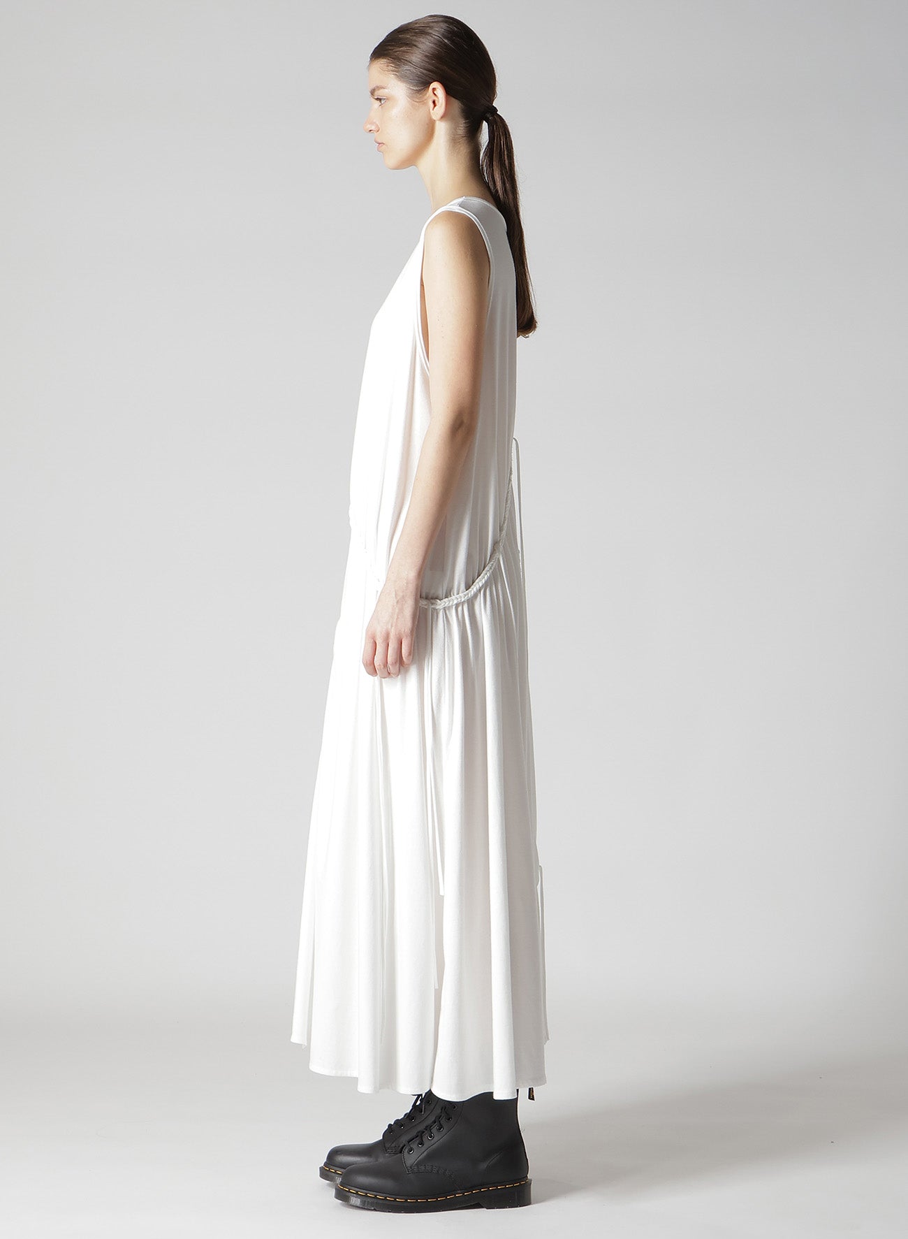 Soft Cotton Jersey Chain Stitch Sleeveless Dress for Women - Casual Summer Dress for Beach, Vacation & Everyday Wear