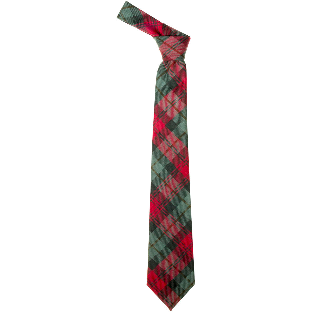 MacLachlan Weathered Tartan Tie - Classic Scottish Plaid Necktie for Men | Perfect for Weddings, Office & Formal Occasions