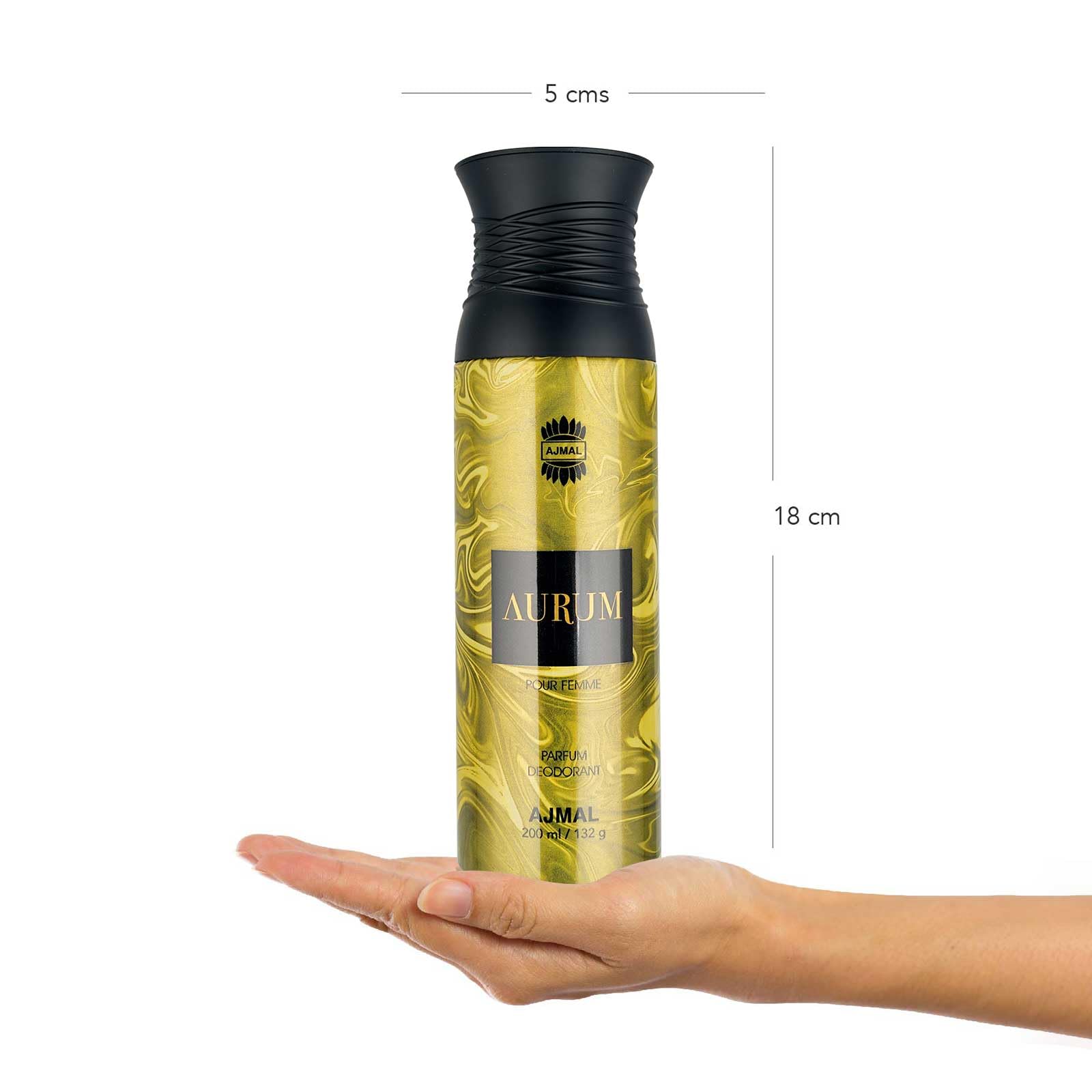 Ajmal Aurum Perfume Deodorant Body Spray for Women - 200ml Long Lasting Fragrance Gift Set | Perfect for Daily Wear, Special Occasions & Romantic Dates