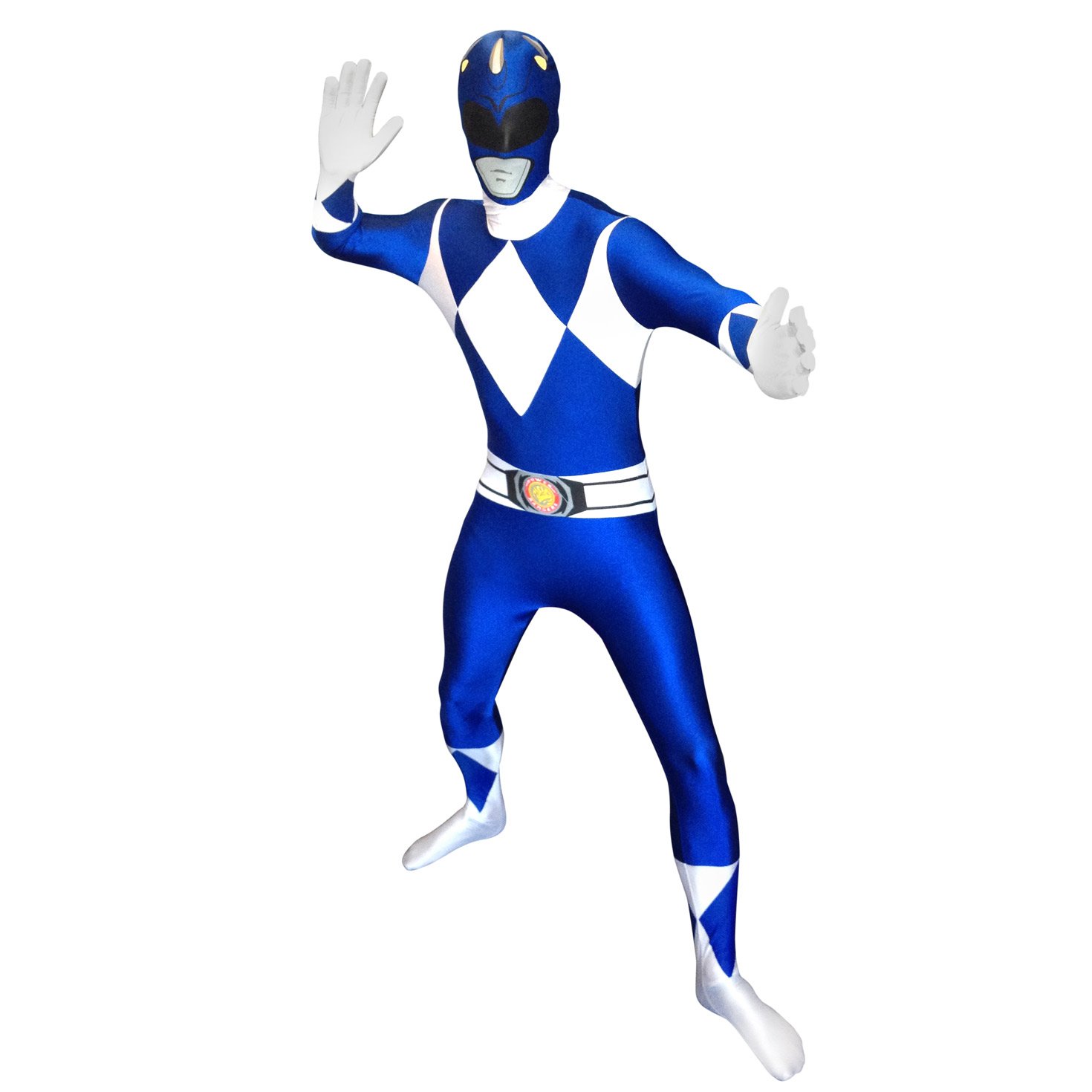 Power Rangers Costume for Adults - Red Ranger Morphsuit Halloween Cosplay Outfit for Men & Women | Perfect for Halloween Parties, Cosplay Events & Comic Conventions