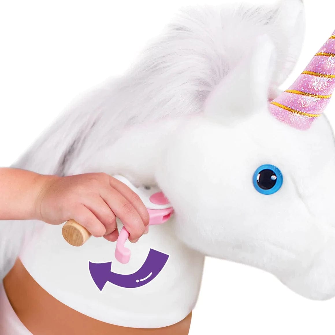 Ponycycle Ride-On Toy for Kids Ages 4-8 | Medium Size | Interactive Rocking Horse for Indoor & Outdoor Play | Perfect Birthday Gift for Boys & Girls