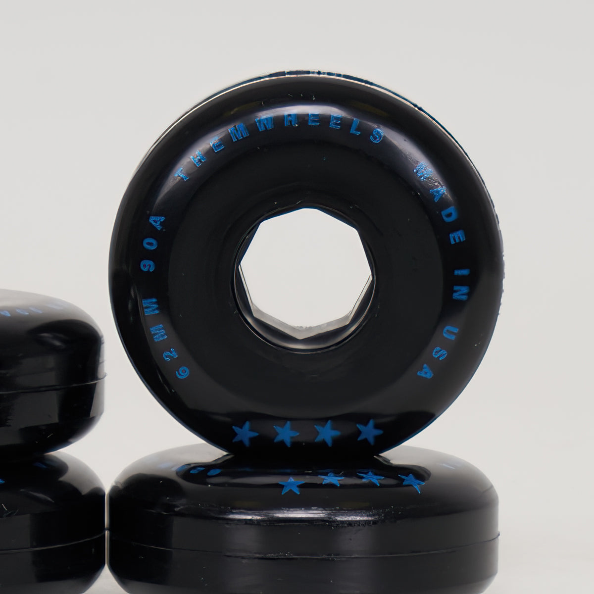 Premium 62mm Skateboard Wheels - Made in USA - High Performance for Street & Park Skating