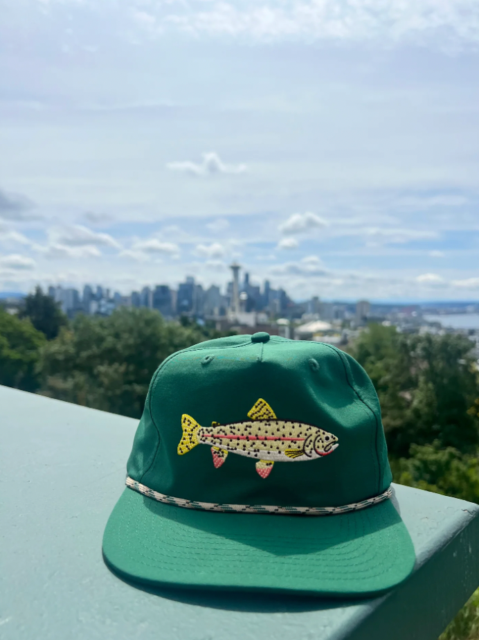 Coastal Cutthroat Fishing Hat - Breathable Mesh Sun Protection for Outdoor Enthusiasts - Perfect for Fly Fishing, Hiking, and Beach Adventures