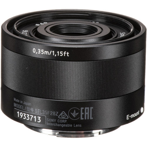Sony FE 35mm f/2.8 ZA Prime Lens for Alpha Mirrorless Cameras - Perfect for Street Photography, Travel & Everyday Shooting