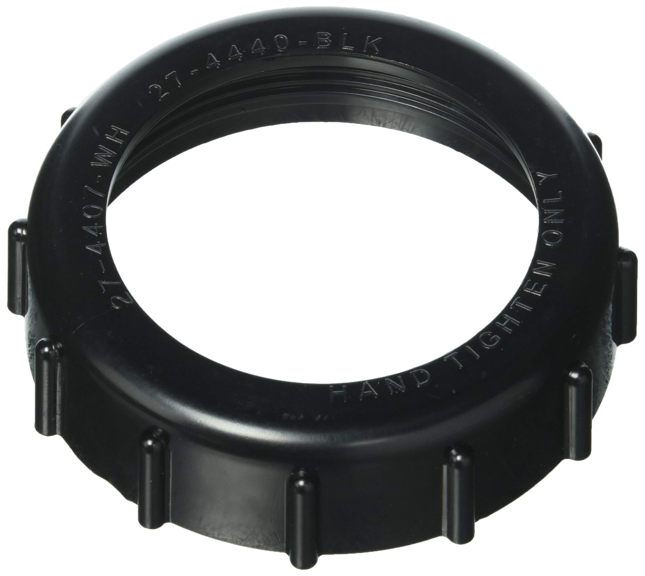 Pentair 274440 Black Bulkhead Ring Adapter Replacement for Pool & Spa Heaters and Valves - Compatible with Pentair Pool Equipment, Hot Tubs, and Water Filtration Systems
