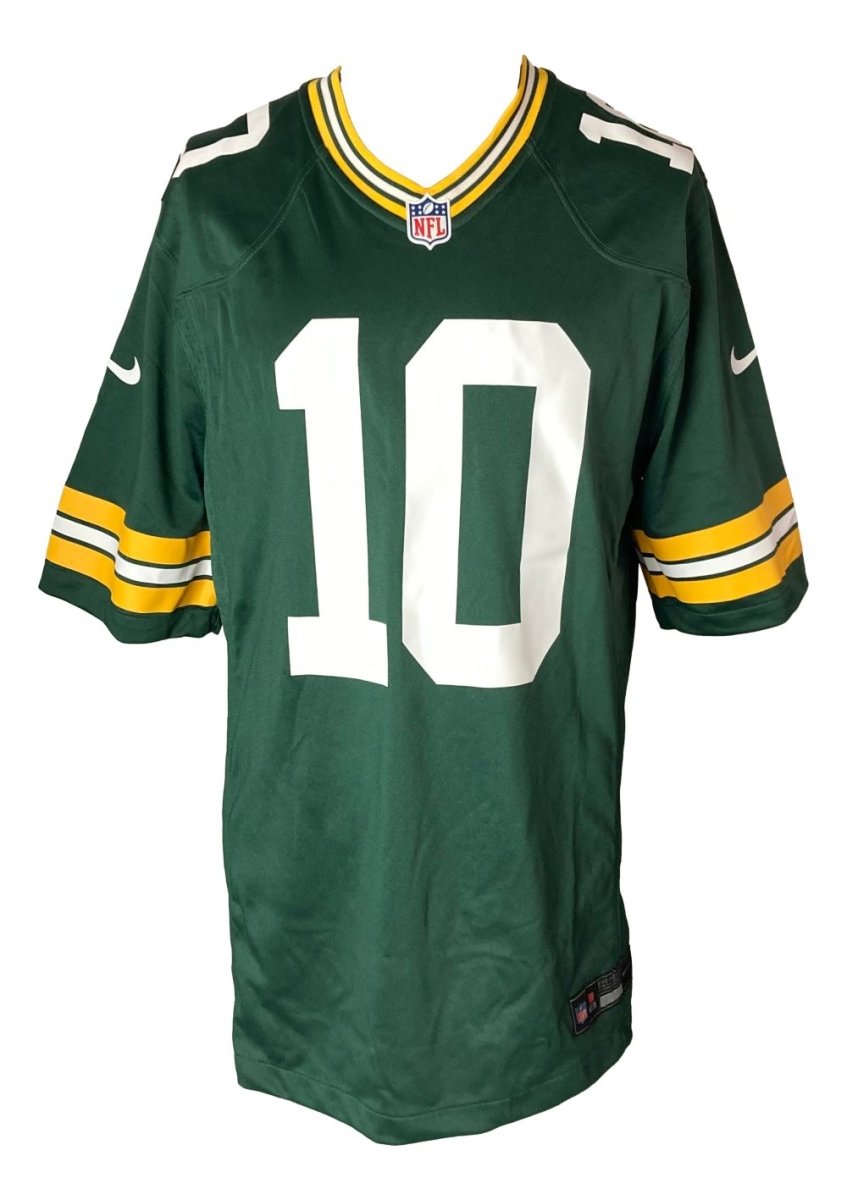 Authentic Jordan Love Signed Green Bay Packers Nike Game Replica Jersey - Limited Edition Collectible for Football Fans, Gift for Sports Memorabilia Enthusiasts - Perfect for Display, Autograph Collections, and Packers Game Day