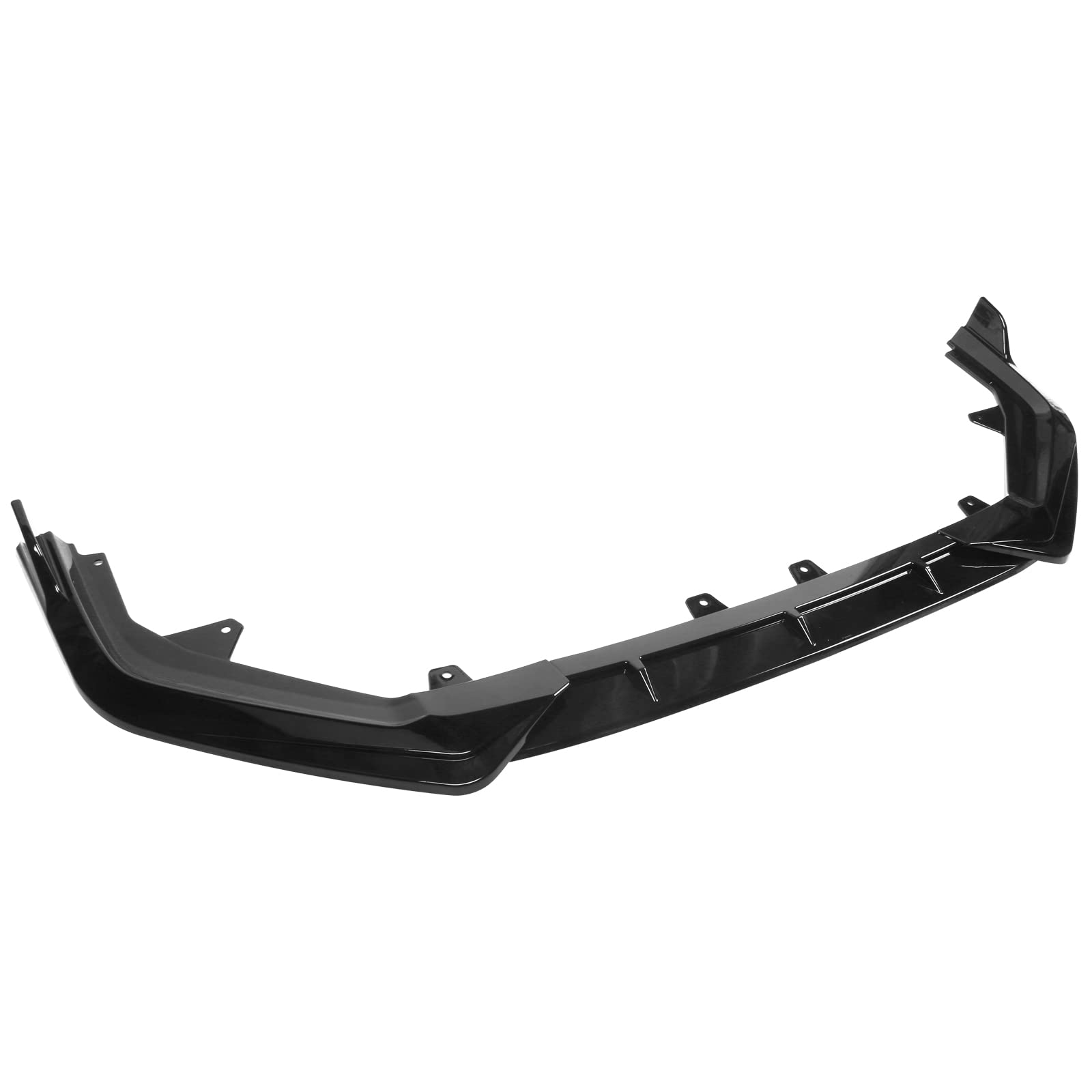 IKON MOTORSPORTS Front Bumper Lip for 2022-2024 Honda Civic 11th Gen Sedan & Hatchback | Gloss Black PP Lower Lip Spoiler Body Kit | Enhances Aerodynamics & Sporty Look for Street Racing & Car Shows