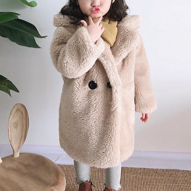 Baby Girl & Toddler Winter Cozy Princess Overcoat - Warm Fleece-Lined Coat for Cold Weather - Perfect for Snow Days, Holiday Parties & Outdoor Adventures