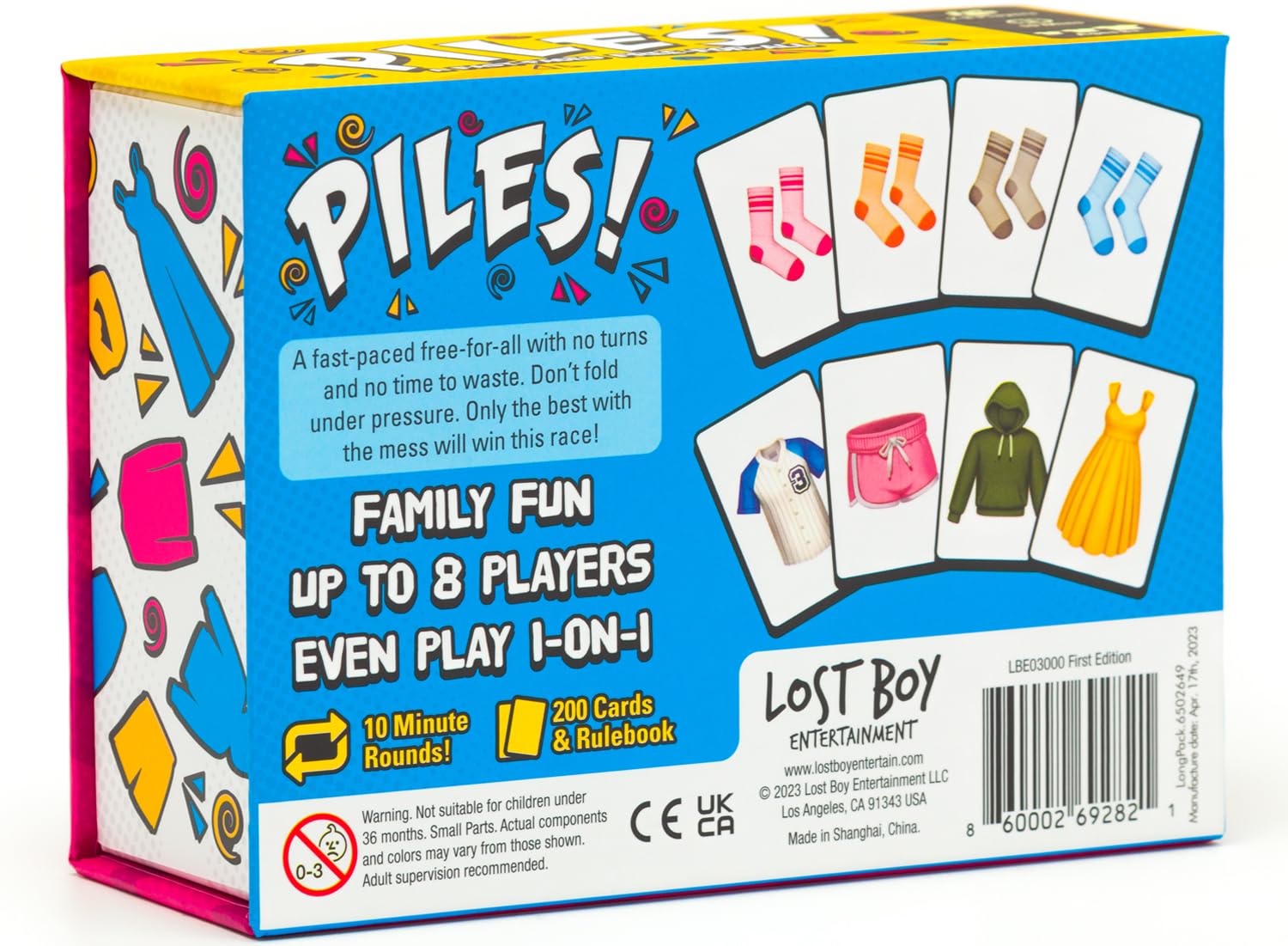 Piles Card Game - Fun Family Game for Kids 8+ & Adults - Perfect for Game Night, Travel, Parties & Memory Training - Fast 10-Minute Playtime - Great for Family Bonding & Social Gatherings