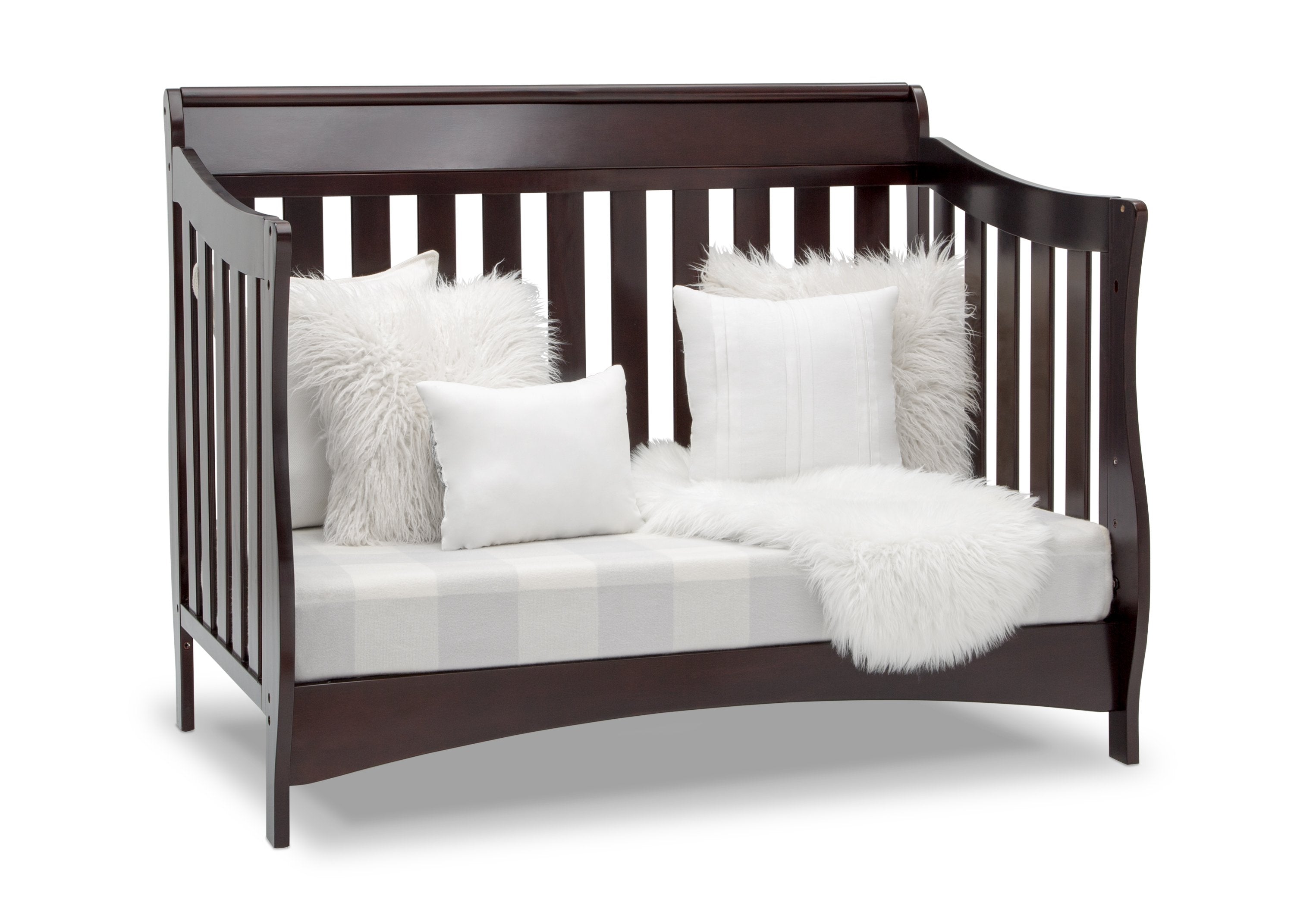 Bentley S Series Deluxe 6-in-1 Convertible Baby Crib - Nursery Furniture for Newborn to Toddler Bed | Perfect for Modern Nursery, Bedroom & Daycare