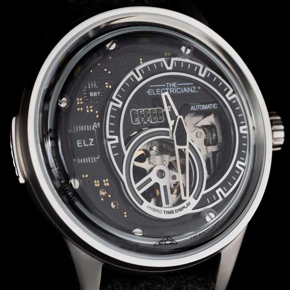 The Electricianz Hybrid E Code Watch - 43mm Stainless Steel Smartwatch for Men | Waterproof & Durable | Perfect for Outdoor Adventures, Work & Daily Wear