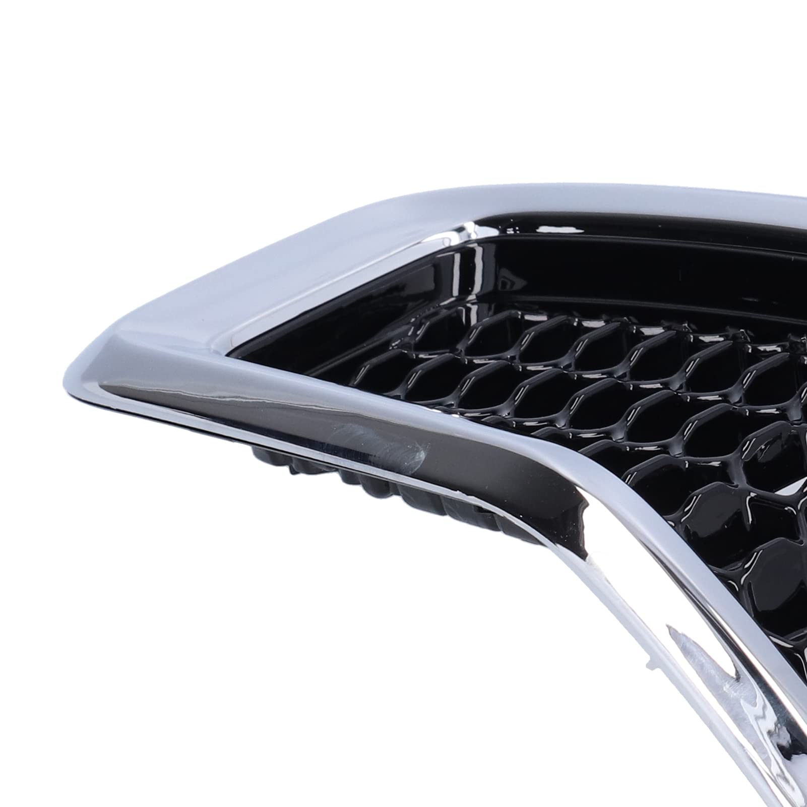 Fydun 7-Piece Chrome Front Grill Mesh Inserts for Jeep Cherokee 2014-2018 - Upgrade Your Front Grille Guard Trim | Perfect for Off-Roading & Car Customization