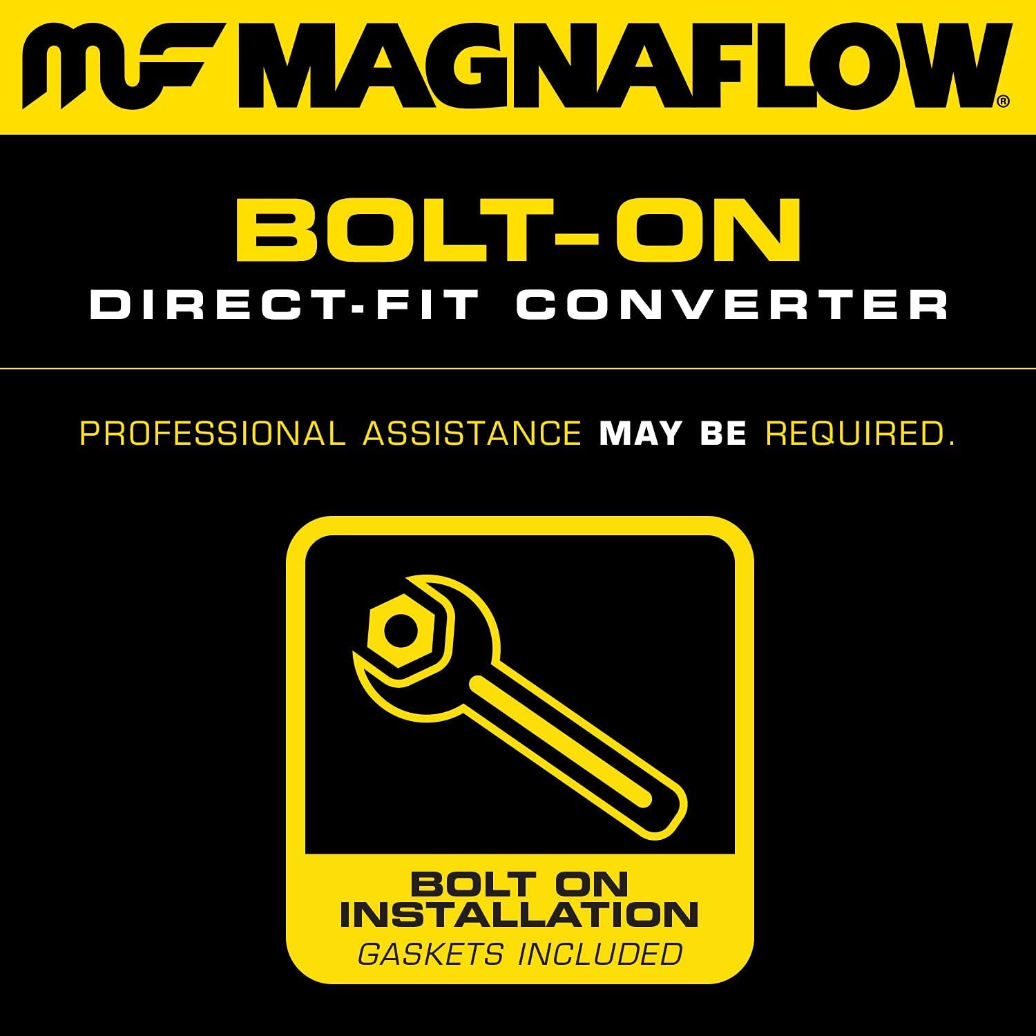 MagnaFlow 23146 Direct Fit Catalytic Converter - Stainless Steel, High Performance, EPA Compliant | Perfect for Ford F-150, Chevy Silverado & Ram 1500 Truck Upgrades