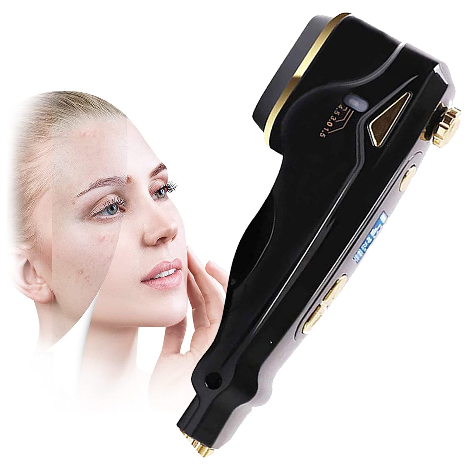 NSWD 3-in-1 HIFU Face Lifting Device - Portable Facial Massager for Anti-Aging, Wrinkle Reduction & Skin Tightening | At-Home Beauty Machine for Eye & Face Rejuvenation | Perfect for Daily Skincare Routine & Spa Treatments