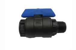 32mm PHILMAC POLY Ball Valve - Male/Female Threaded - Heavy Duty Plastic Water Valve for Irrigation, Plumbing & Industrial Use