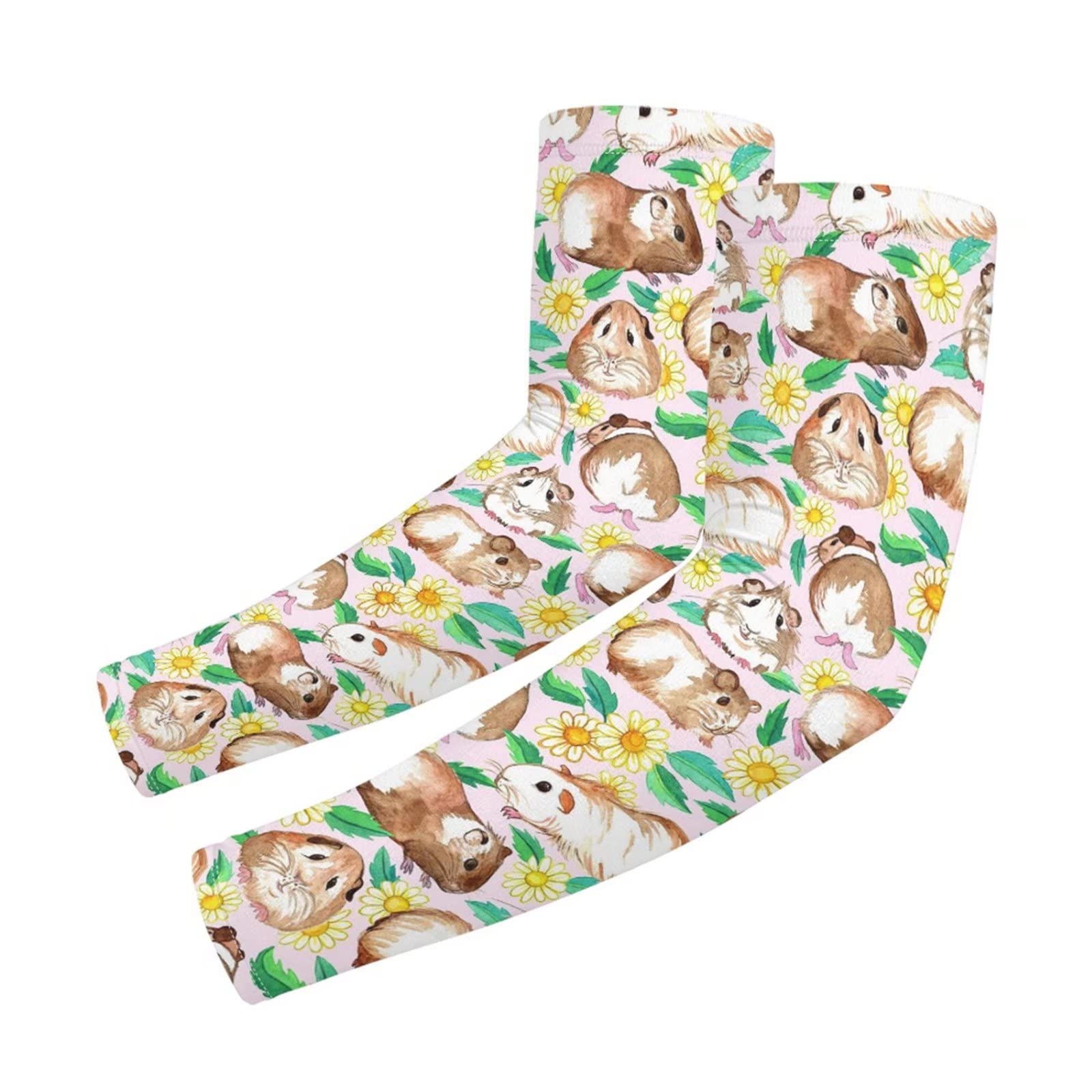 WELLFLYHOM Women's Cooling Arm Sleeves Pair - UV Protection Sun Sleeve Covers for Outdoor Sports, Driving & Gardening