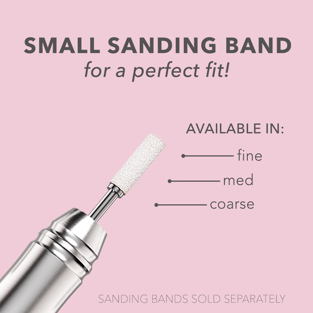 50-Pack Coarse White Sanding Bands for Woodworking, Metal Polishing & DIY Crafts - Perfect for Rotary Tools & Drill Bits