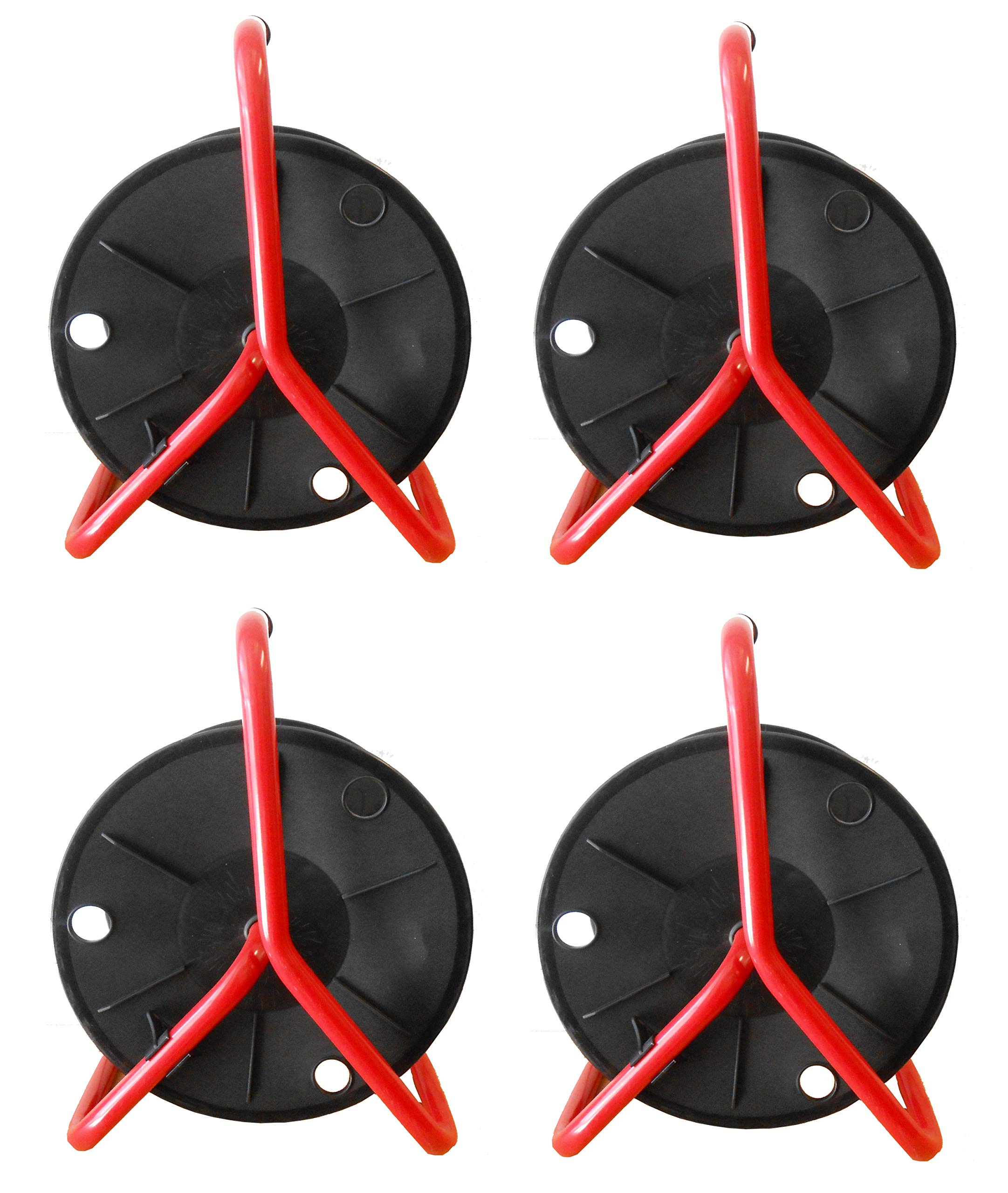 Audio2000'S ADC2716X4 4-Pack Portable Cable Reels - 330 Feet Capacity Each (6mm Cable/Cord) - Ideal for Home, Office, and Outdoor Power Tool Organization