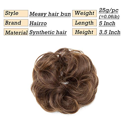 Messy Bun Hair Extension for Curly Hair - Clip-in Updo Hairpiece for Women | Perfect for Weddings, Parties & Everyday Styling