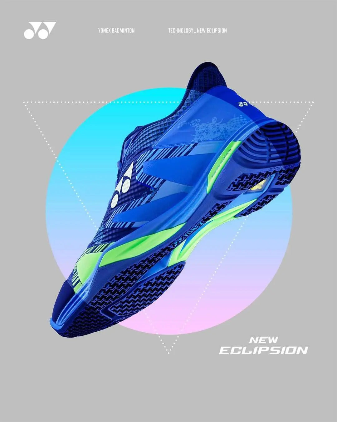 Yonex Power Cushion Eclipsion Z3 Men's Tennis Shoes - Navy Blue | Lightweight Cushioned Court Sneakers for Badminton & Squash | Perfect for Indoor Sports & Training