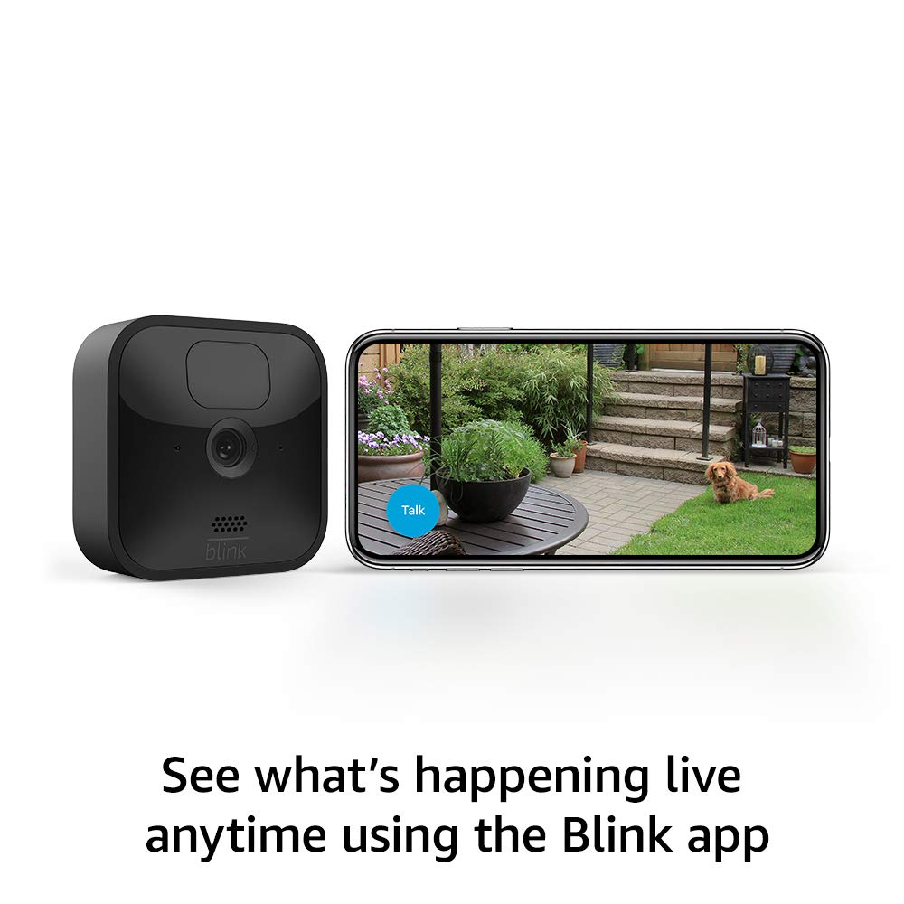 Blink Outdoor Wireless HD Security Camera - Weather-Resistant, 2-Year Battery Life, Motion Detection, Easy Setup (2-Camera Kit) for Home & Business Surveillance