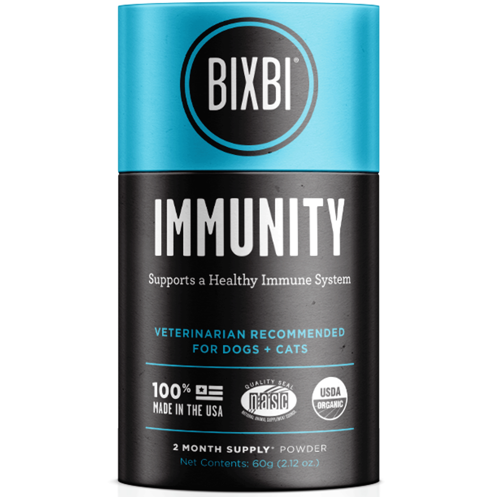 Bixbi Immunity Organic Medicinal Mushrooms Dog Supplements - Boost Canine Health with Mushroom Powder for Dogs - Supports Joint, Gut & Immune System - Ideal for Senior Dogs & Puppies